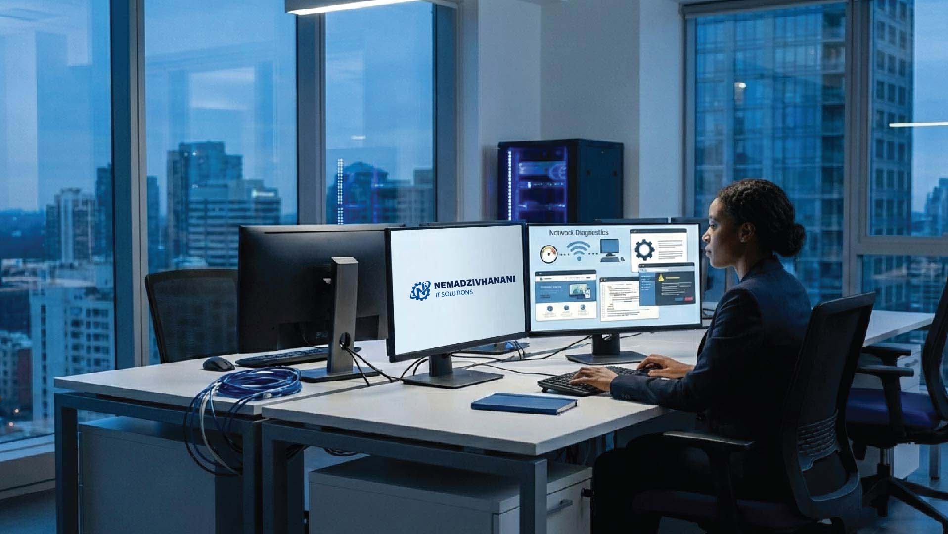 Server Room Background